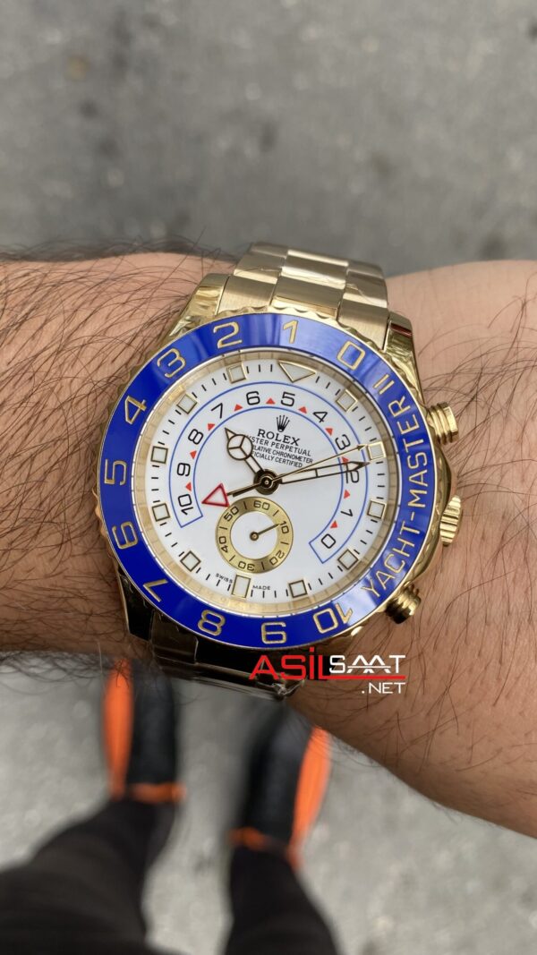 Rolex Yacht Master II Gold 116688 Replika Saat