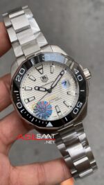 TAG Heuer Aquaracer Calibre 5 43 mm Beyaz Kadran