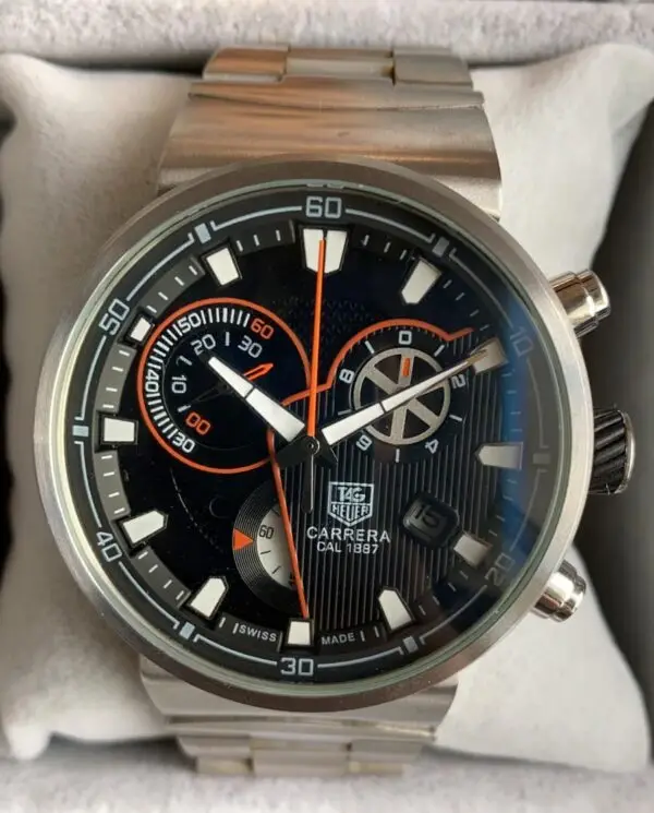 Tag Heuer Carrera Calibre 1887 Mc Laren Çelik Kasa Siyah Kadran