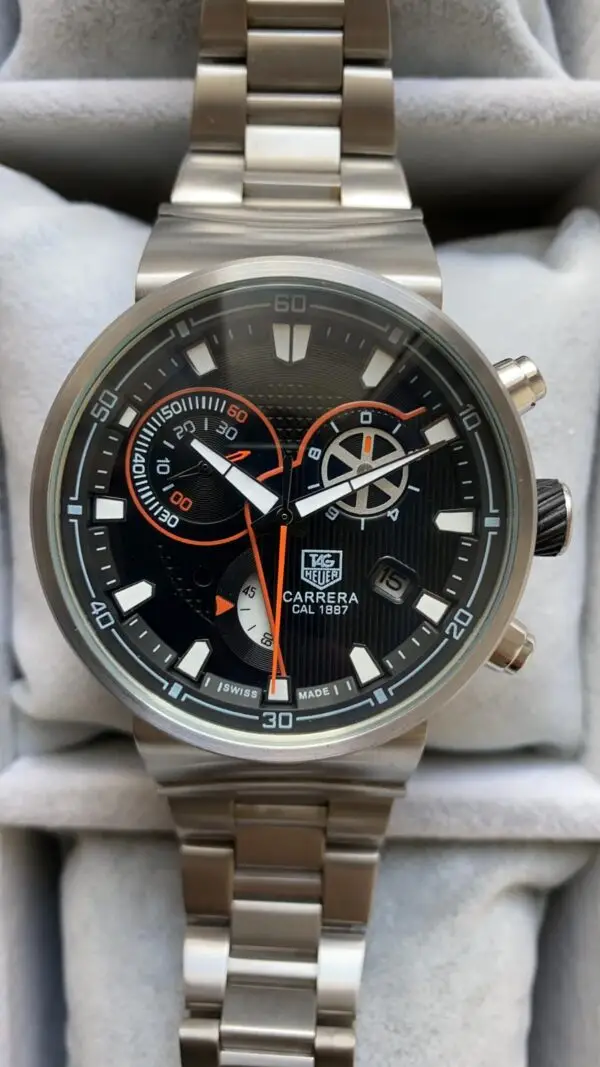 Tag Heuer Carrera Calibre 1887 Mc Laren Çelik Kasa Siyah Kadran