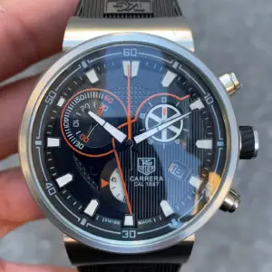 Tag Heuer Carrera Calibre 1887 Mc Laren Silver Siyah Kadran