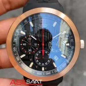 TAG Heuer Carrera Calibre 1887 Rose Siyah Kadran