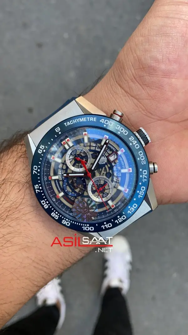 TAG Heuer Carrera Calibre Heuer 01 Mavi Seramik TAG Heuer Carrera Calibre Heuer 01 Mavi Seramik