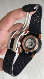 TAG Heuer Carrera Calibre Heuer 01 Skeleton Chronograph 44mm CAR2A5A Rosegold Siyah Kadran
