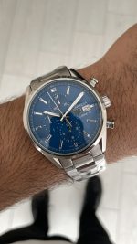 TAG Heuer Carrera Calibre Heuer 02 Mavi Kadran Silver 43mm Replika Saat