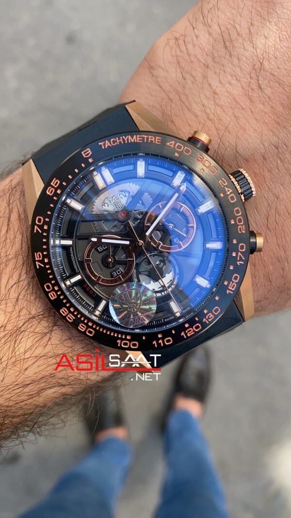 TAG Heuer Carrera Calibre Heuer 02T Skeleton Rose Seramik