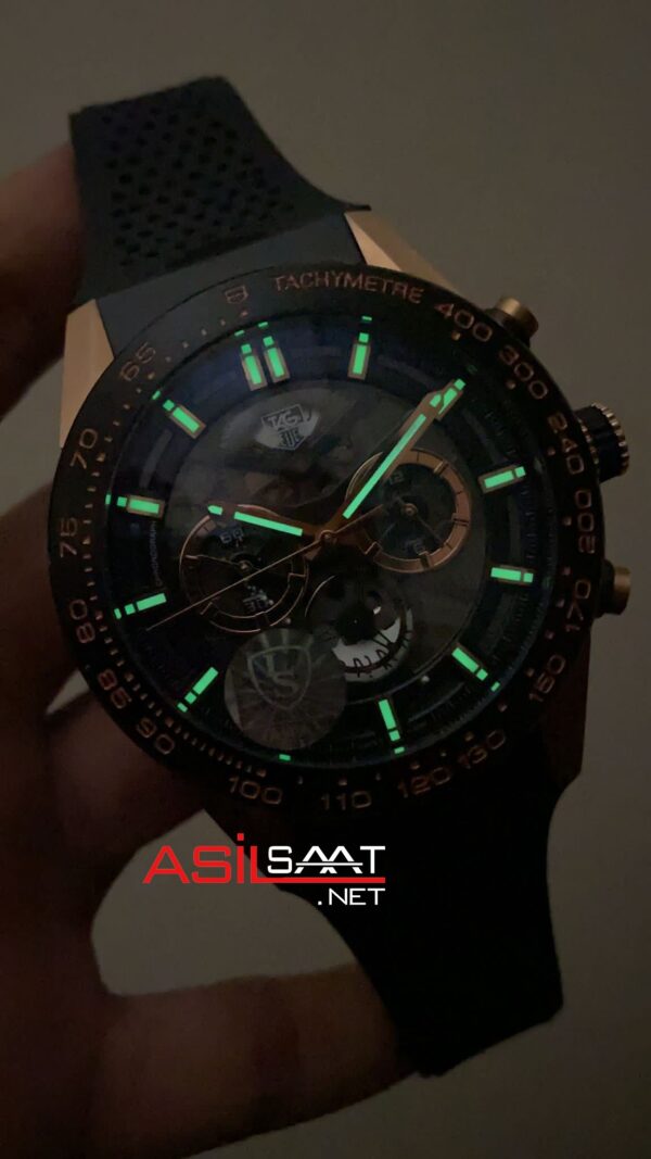 TAG Heuer Carrera Calibre Heuer 02T Skeleton Rose Seramik