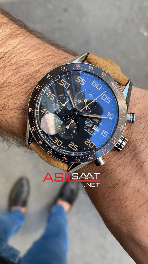 TAG Heuer Carrera Calibre16 Seramik Bezel Siyah Kadran