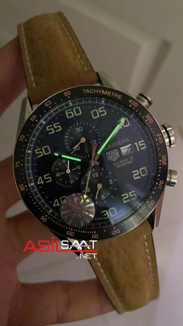 TAG Heuer Carrera Calibre16 Seramik Bezel Siyah Kadran
