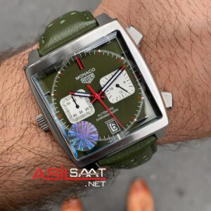 Tag Heuer Monaco Club Japan Calibre 11 Yeşil Kadran CAW211E