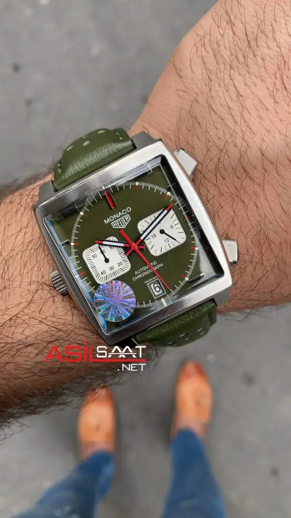 Tag Heuer Monaco Club Japan Calibre 11 Yeşil Kadran CAW211E