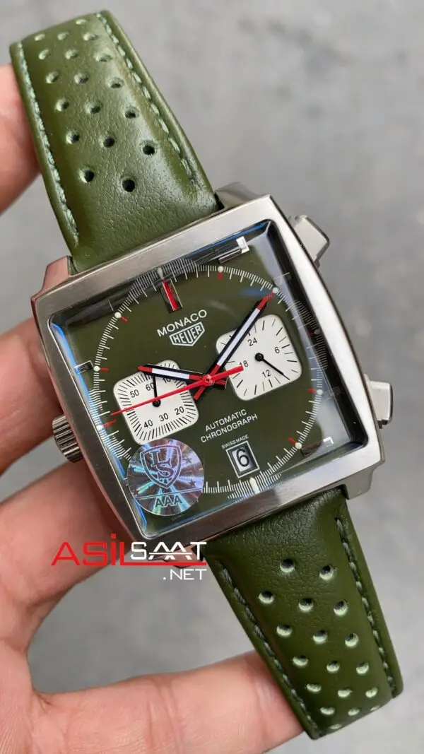Tag Heuer Monaco Club Japan Calibre 11 Yeşil Kadran CAW211E