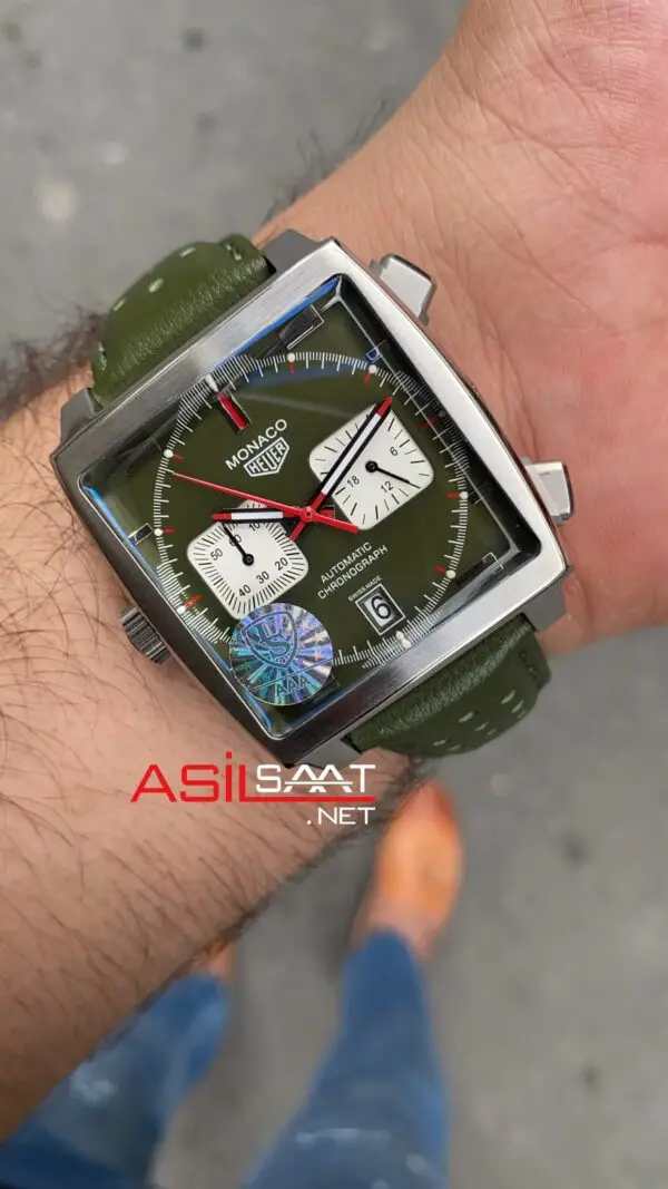 Tag Heuer Monaco Club Japan Calibre 11 Yeşil Kadran CAW211E