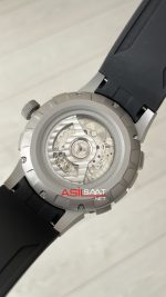 Perrelet Turbine Pilot A1085 Silver 48mm Replika Saat