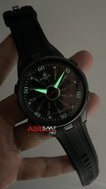 Perrelet Turbine Poker Face A4052 PVD Black 48 mm Replika Saat