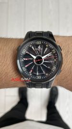Perrelet Turbine Poker Face A4052 PVD Black 48 mm Replika Saat