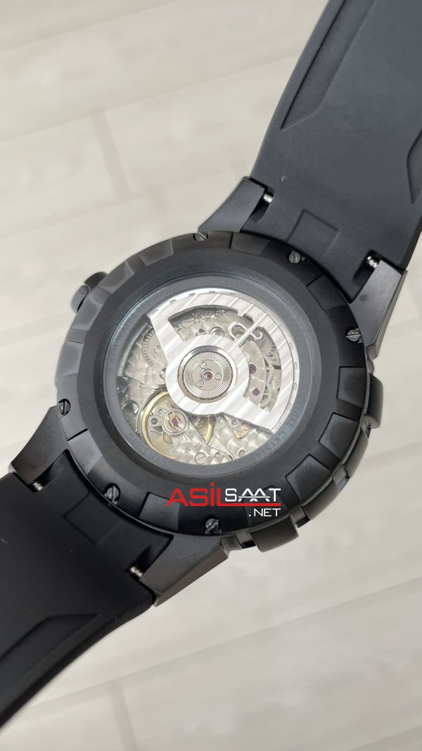 Perrelet Turbine Poker Face A4052 PVD Black 48 mm Replika Saat