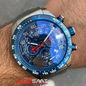 TAG Heuer Ayrton Senna Carrera Heuer 02 Mavi