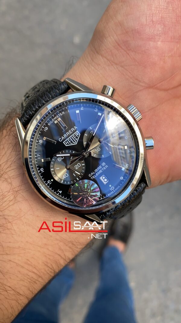TAG Heuer Carrera Telemeter Calibre 18 Siyah
