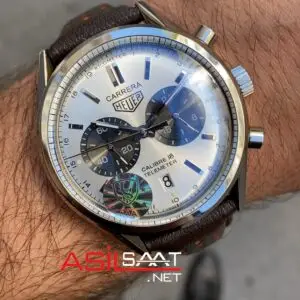 TAG Heuer Carrera Telemeter CAR221A Beyaz Kadran