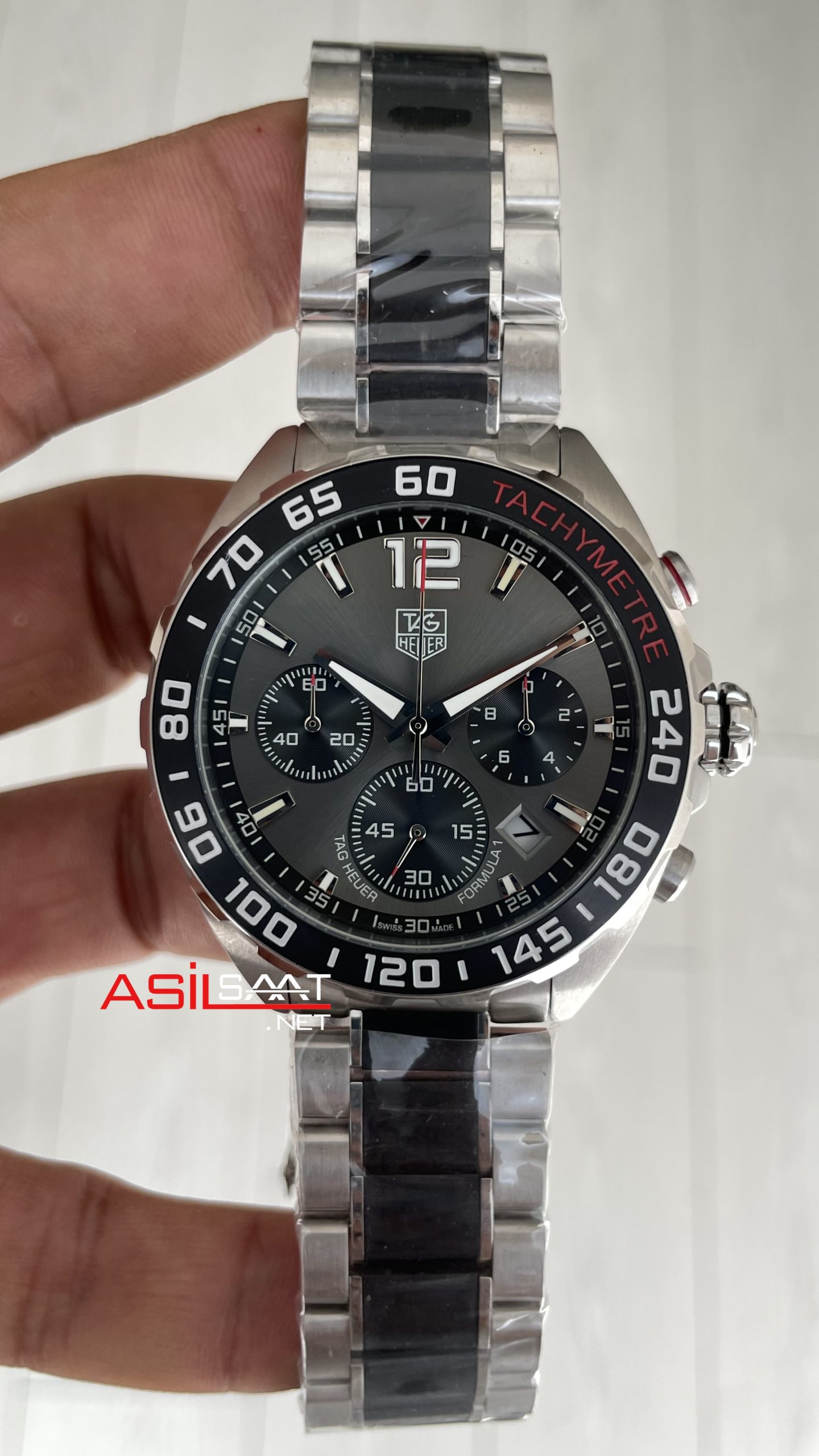 TAG Heuer Formula F1 Calibre 16 Siyah Kadran CAZ2012 44mm Replika Saat TAG Heuer Formula F1 Calibre 16 Siyah Kadran CAZ2012 44mm Replika Saat