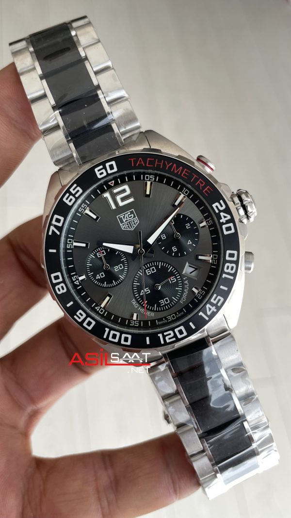 TAG Heuer Formula F1 Calibre 16 Siyah Kadran CAZ2012 44mm Replika Saat TAG Heuer Formula F1 Calibre 16 Siyah Kadran CAZ2012 44mm Replika Saat