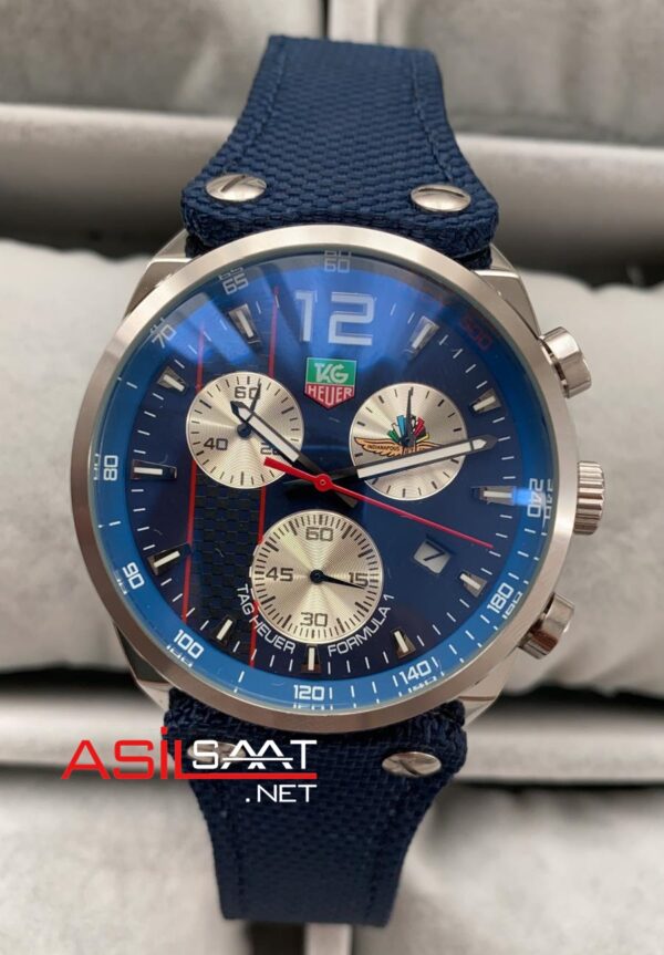 TAG Heuer Formula1 Carrera Gümüş Kasa Mavi Kadran