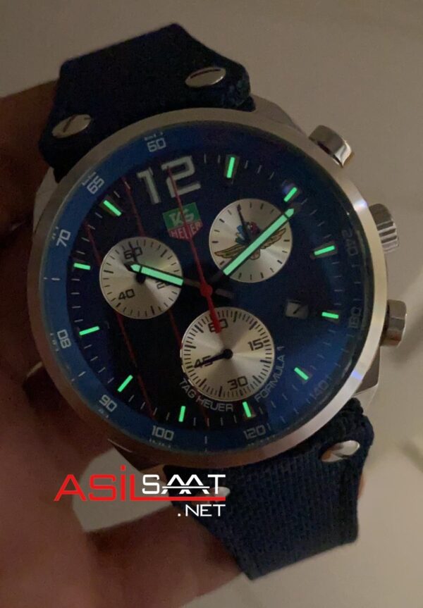 TAG Heuer Formula1 Carrera Gümüş Kasa Mavi Kadran