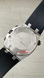 Audemars Piguet Royal Oak Offshore Diver Chronograph Siyah Kadran 26703ST Silver 42 mm Replika Saat