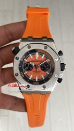 Audemars Piguet Royal Oak Offshore Diver Turuncu Kadran 26703ST Orange 42mm Replika Saat