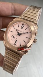 Bvlgari Octo Finissimo Extra Thin Rose 102912 Eta Replika Saat
