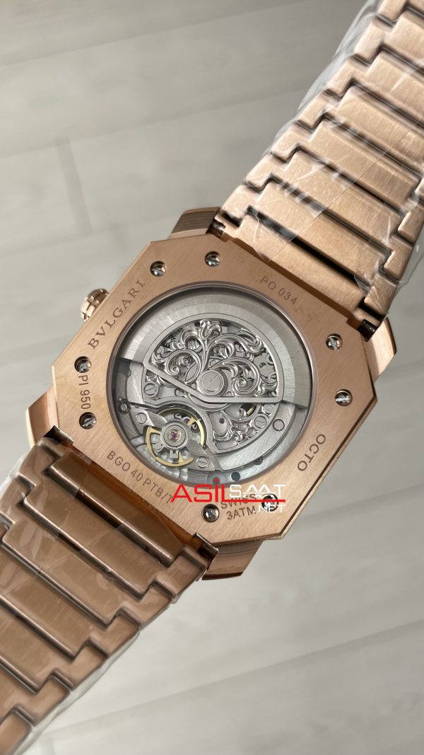 Bvlgari Octo Finissimo Extra Thin Rose 102912 Eta Replika Saat