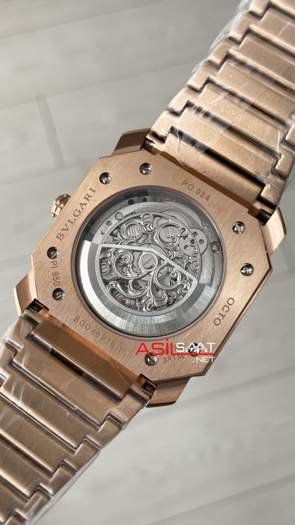 Bvlgari Octo Finissimo Extra Thin Rose 102912 Eta Replika Saat