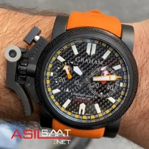 Graham Chronofighter PVD Black 2CCBK Turuncu