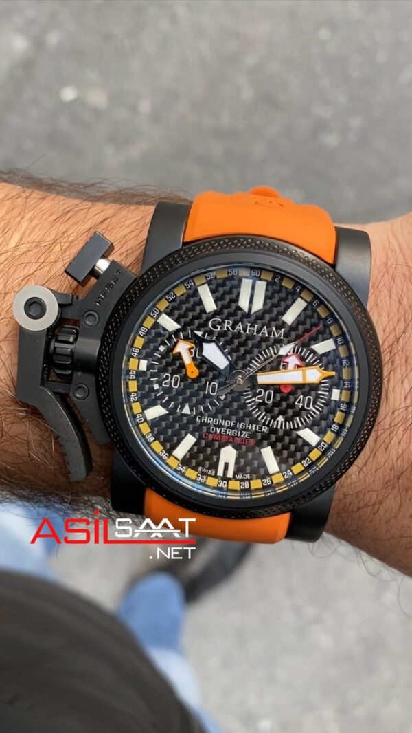 Graham Chronofighter PVD Black 2CCBK Turuncu