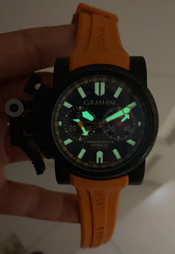 Graham Chronofighter PVD Black 2CCBK Turuncu