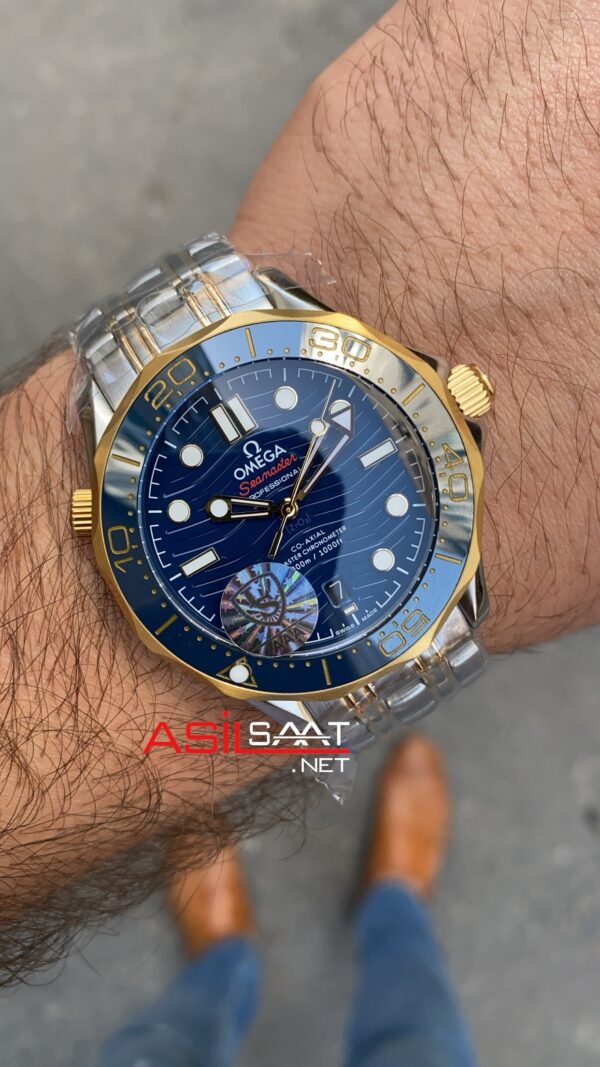 Omega 300 M Diver Seamaster Mavi Two Tone OSD005