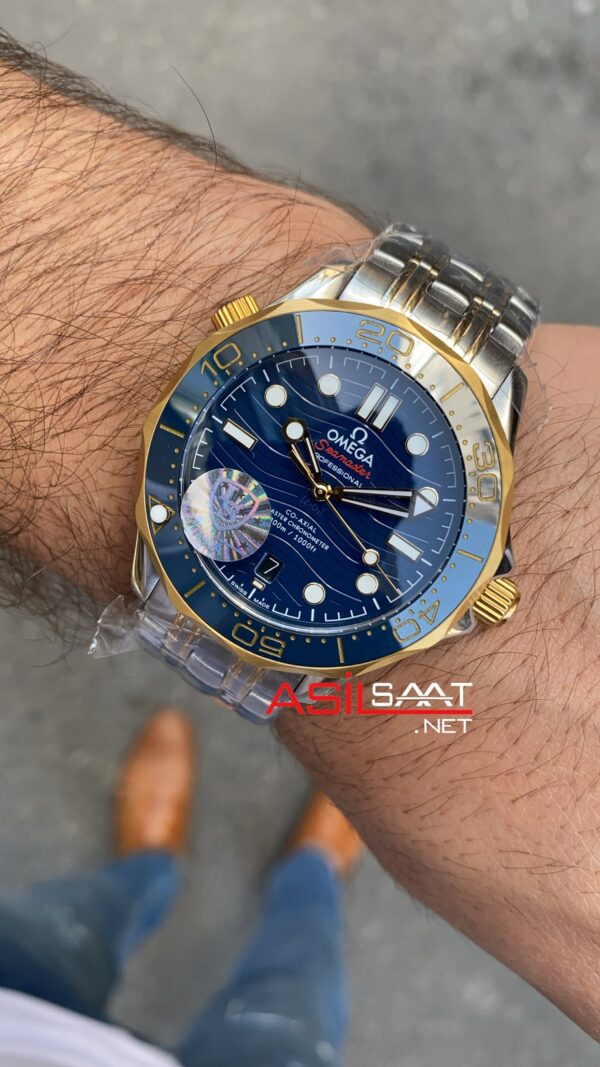 Omega 300 M Diver Seamaster Mavi Two Tone OSD005