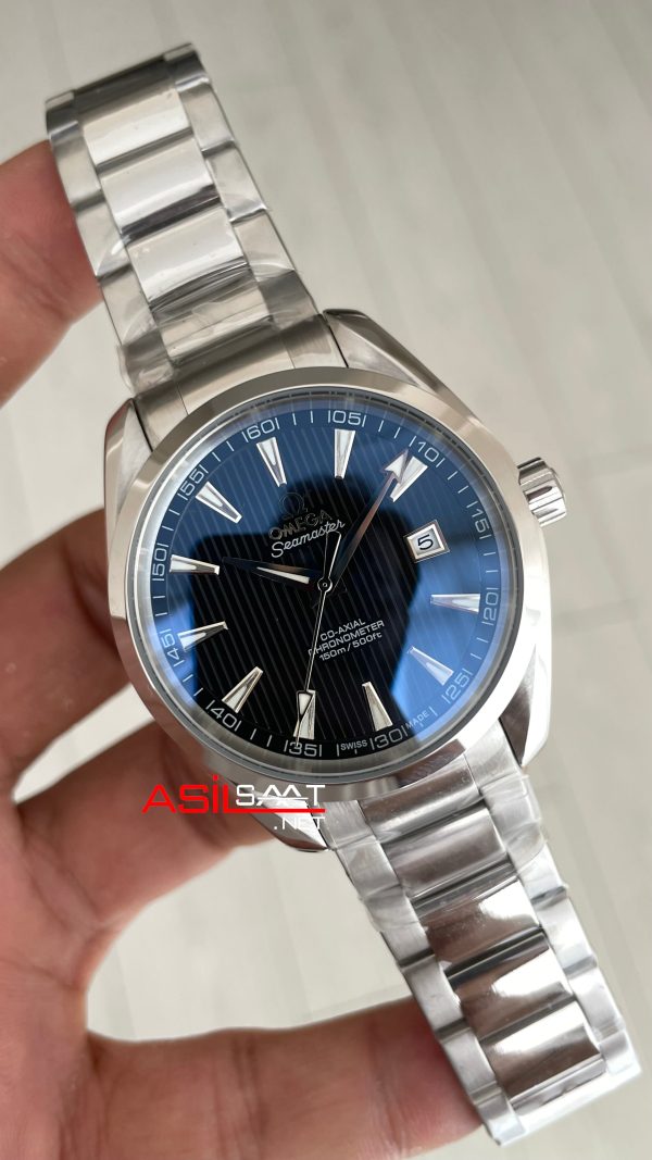 Omega Aqua Terra Seamaster Siyah 41mm Replika Saat
