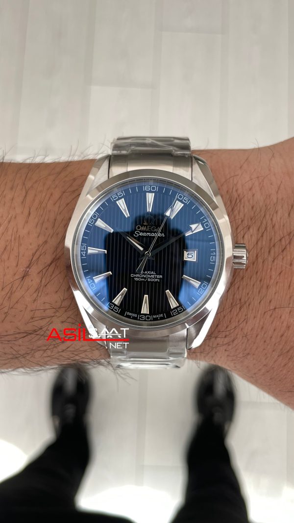 Omega Aqua Terra Seamaster Siyah 41mm Replika Saat