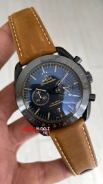 Omega Dark Side Of The Moon Black PVD Speedmaster Kahverengi Replika Saat