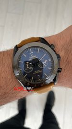 Omega Dark Side Of The Moon Black PVD Speedmaster Kahverengi Replika Saat