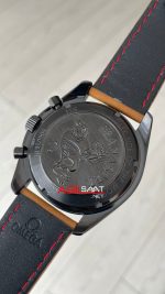Omega Dark Side Of The Moon Black PVD Speedmaster Kahverengi Replika Saat