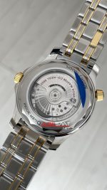 Omega Seamaster Diver 300M Mavi Kadran 42mm Two Tone Gold 210.20.42.20.03.001 Tungsten 18K DD8800 VS Factory 1:1 Super Clone Swiss ETA Saat