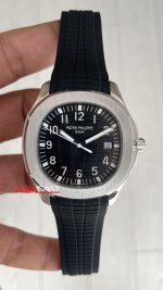 Patek Philippe Aquanaut Siyah Kadran 5167 Silver 40 mm Replika Saat