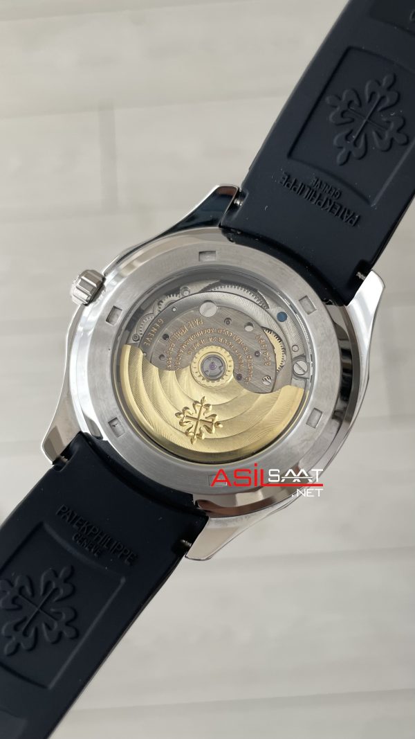 Patek Philippe Aquanaut Siyah Kadran 5167 Silver 40 mm Replika Saat