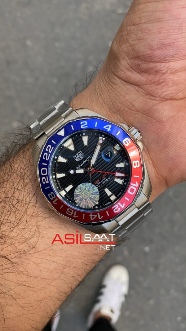 TAG Heuer Aquaracer Calibre 7 GMT Pepsi WAY201F TAG Heuer Aquaracer Calibre 7 GMT Pepsi WAY201F