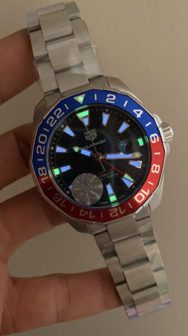 TAG Heuer Aquaracer Calibre 7 GMT Pepsi WAY201F TAG Heuer Aquaracer Calibre 7 GMT Pepsi WAY201F