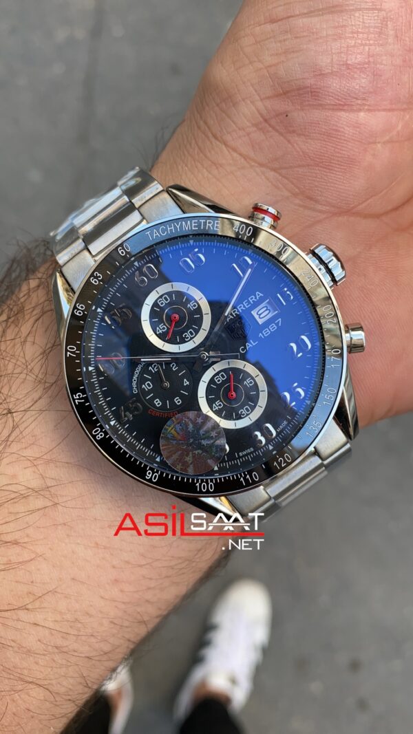 TAG Heuer Carrera Cal 1887 CAR2A10 Siyah Kadran