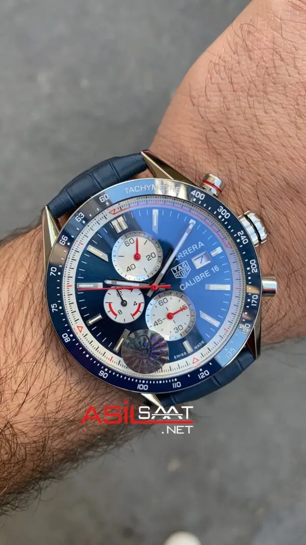 TAG Heuer Carrera Calibre 16 CV201AP Mavi TAG Heuer Carrera Calibre 16 CV201AP Mavi